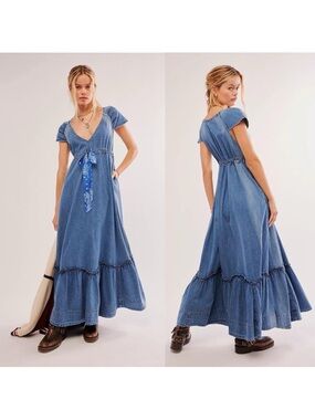 NWT • Free People • Roucha Maxi Dress
